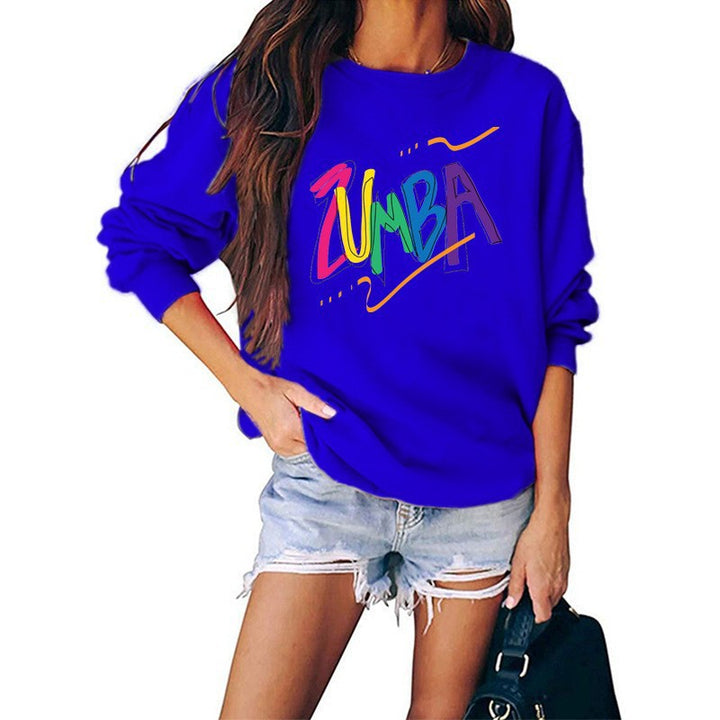 Dame sweatshirt med moderne Zumba design og casual fit Stilla