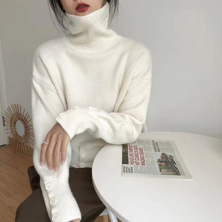 Femme Cozy Kravepullover Sweater Stilla