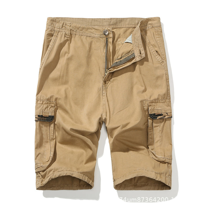 Herrer Cargo-short med sidelommer og behagelig pasform Stilla