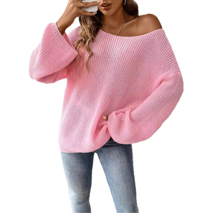Damer afslappet sweater med løs pasform lavet af let strikmateriale Stilla