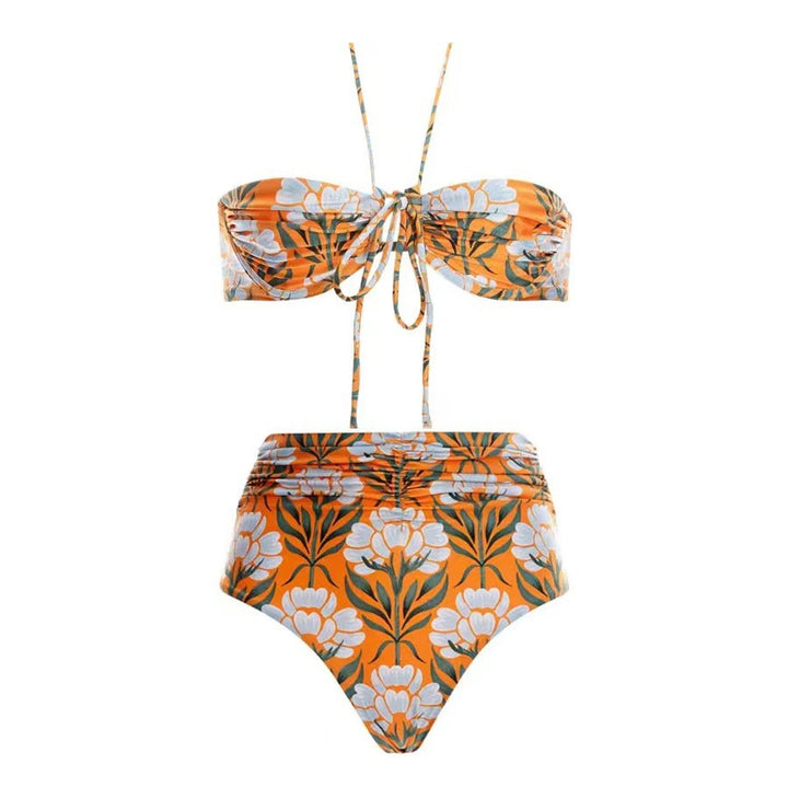 Dame To-delt Bikini-sæt med Slynge Stilla
