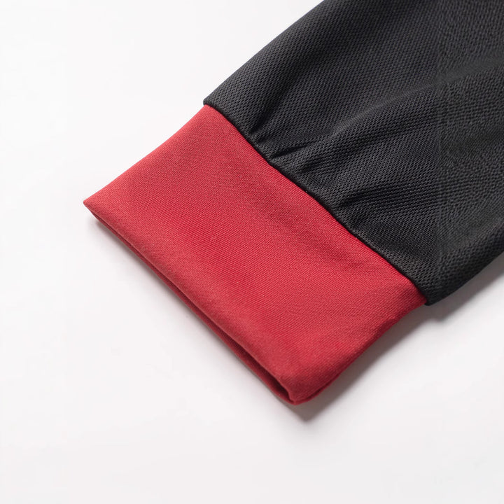 Herrer Langærmet Poloshirt med kontrasterende Krave- og Manchet detaljer Stilla