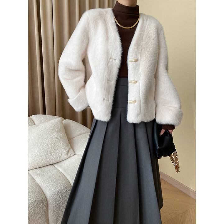 Kvinder's Cozy Cardigan med elegante knapdetaljer Stilla