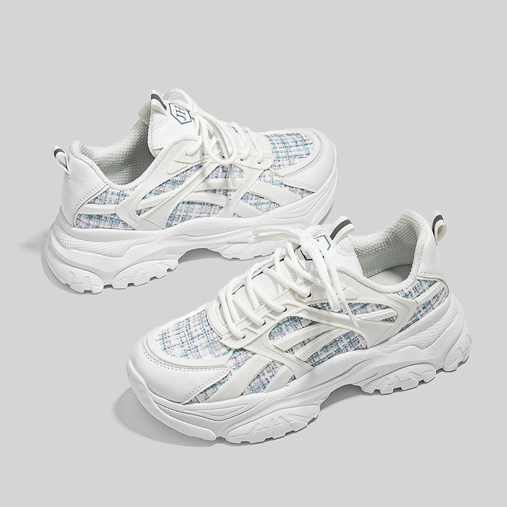 Dame Chunky Sneakers med åndbart mesh-design og stilfuldt design Stilla