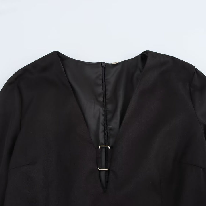 Femme Elegante Langærmet Shift Kjole Stilla