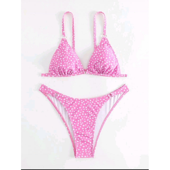 Dame triangle-bikini med legende mønster Skovae
