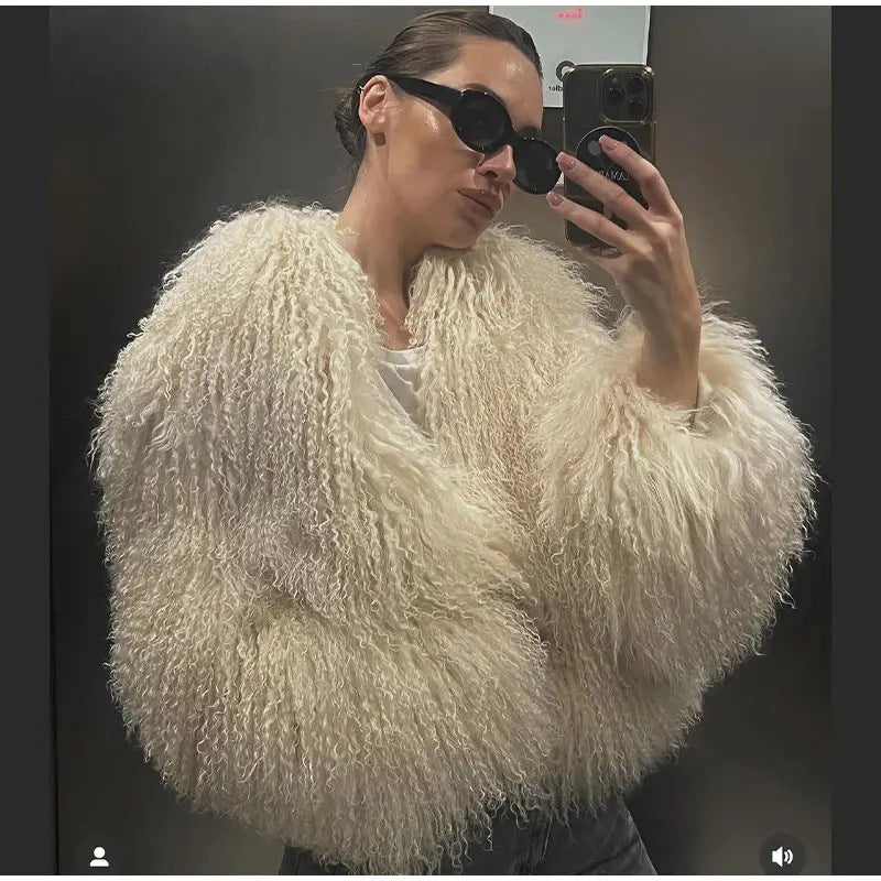 Kvinders fashionable teddy sweater Stilla