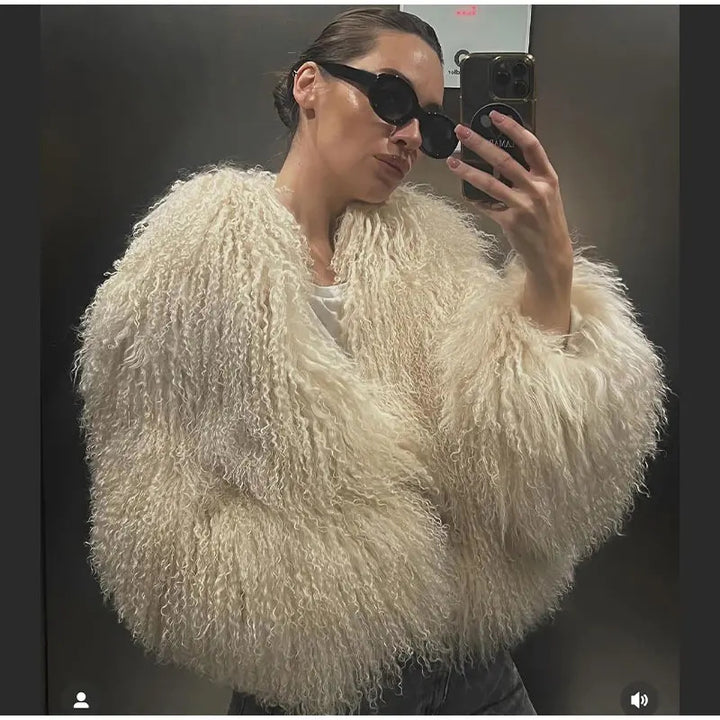 Kvinders fashionable teddy sweater Stilla