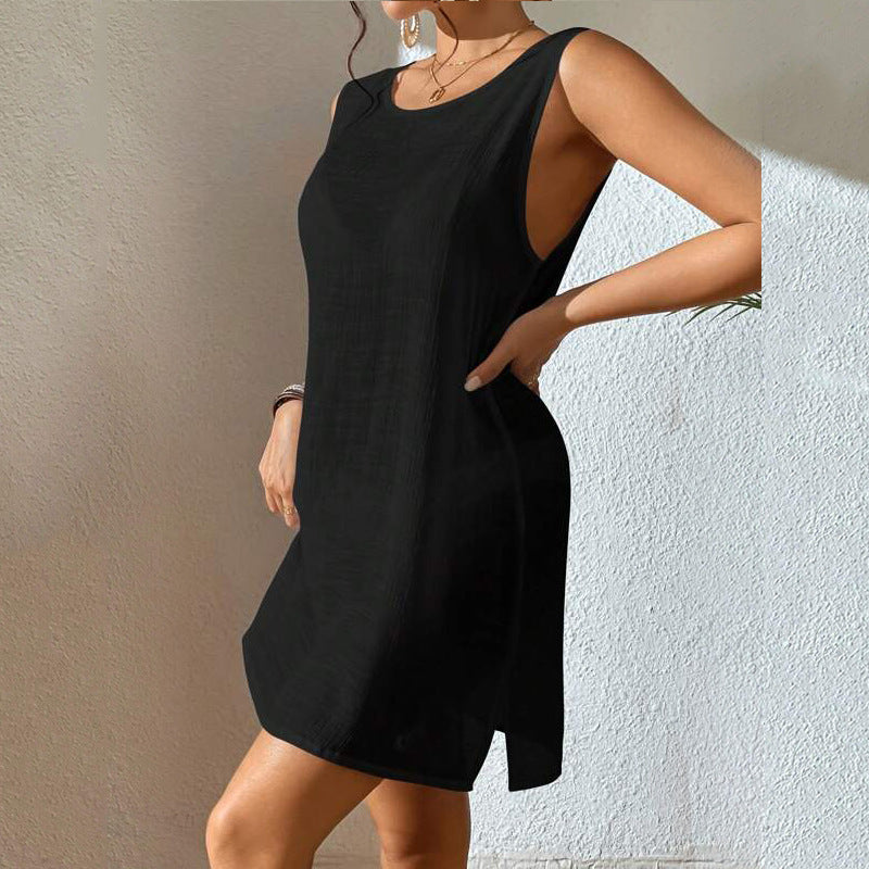 Dame Sommerligt A-linje Kjole lavet af let stof Stilla