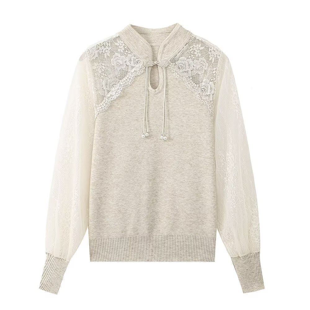 Femme Chic Spids-Detail Pullover Stilla