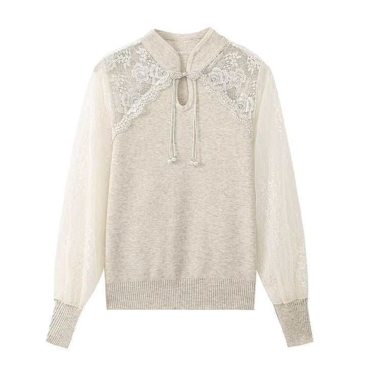 Femme Chic Spids-Detail Pullover Stilla