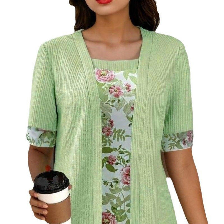 Damer mode bluse med blomsterdesign og afslappet snit Stilla