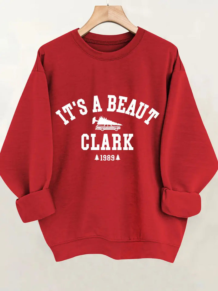 Kvinders sweatshirt med casual tekst og komfortabel pasform Stilla