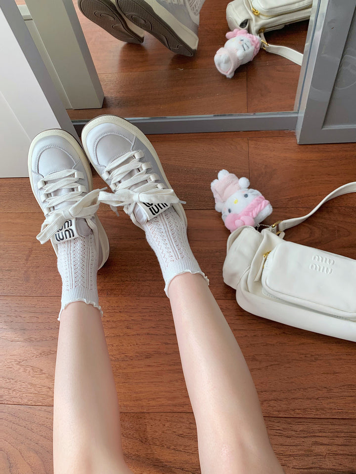 Dame Moderne Fritid Snøre-Sneakers Stilla