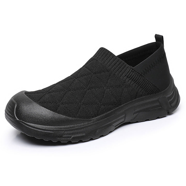 Dame Slip-On Walking Sneakers med polstret indersål og åndbart mesh Stilla