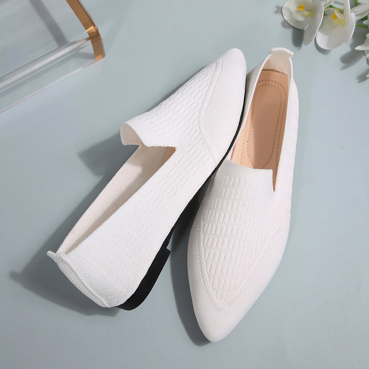 Dame Teksturerede Slipper Loafers Stilla