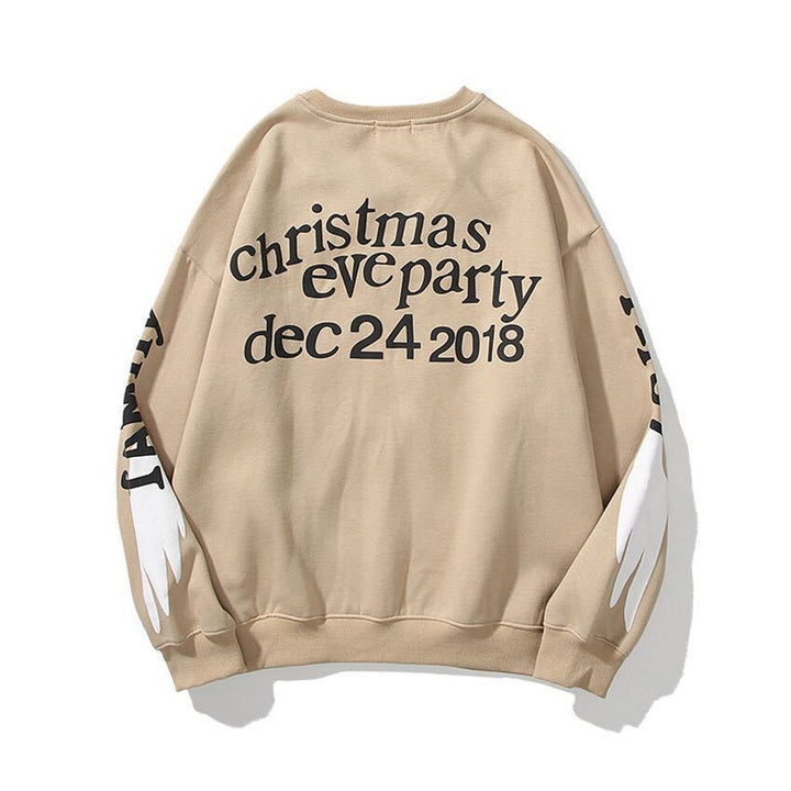 Dame Sweatshirt med unikt grafisk design Stilla