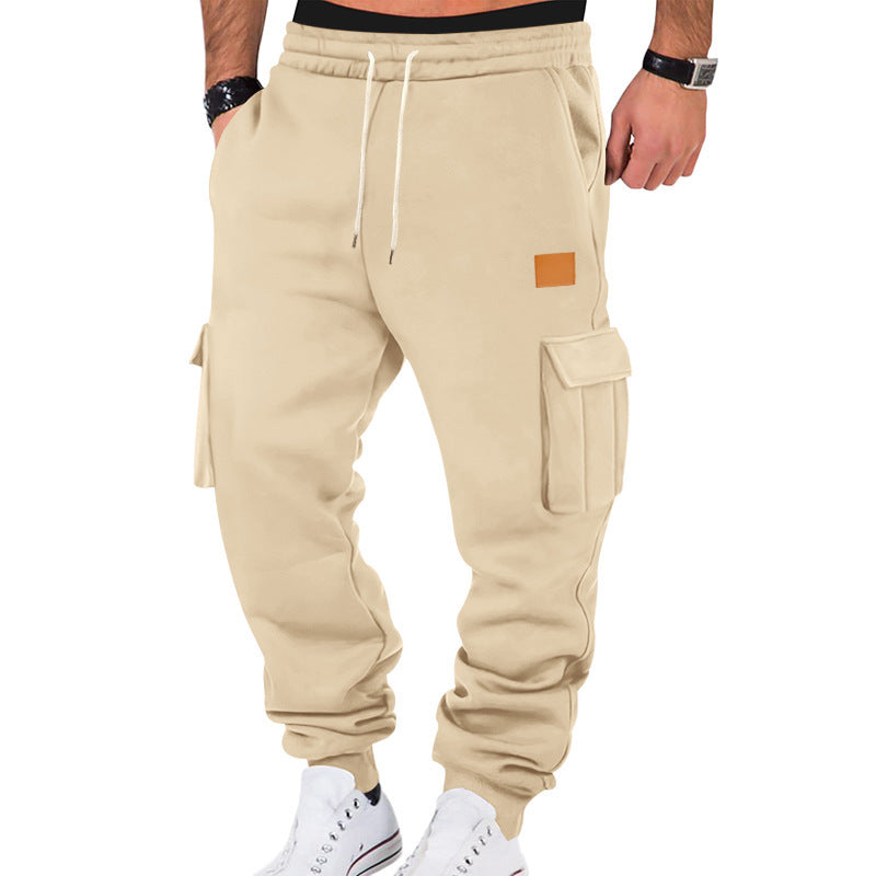 Herrer cargo joggingbukser med praktiske sidelommer og elastisk talje Stilla