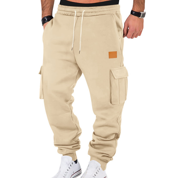 Herrer cargo joggingbukser med praktiske sidelommer og elastisk talje Stilla