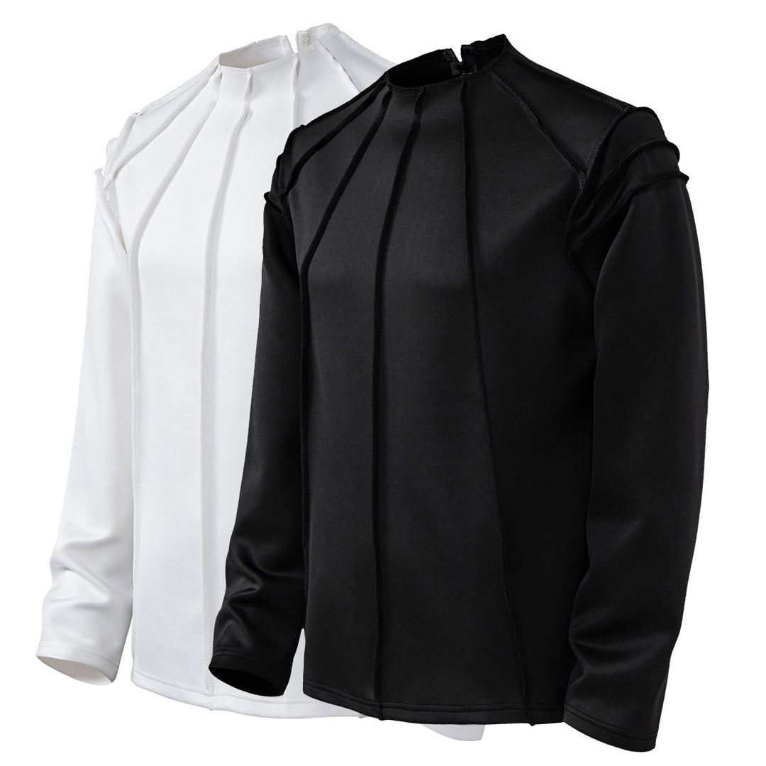 Elegant Langærmet Strikoverdel Stilla