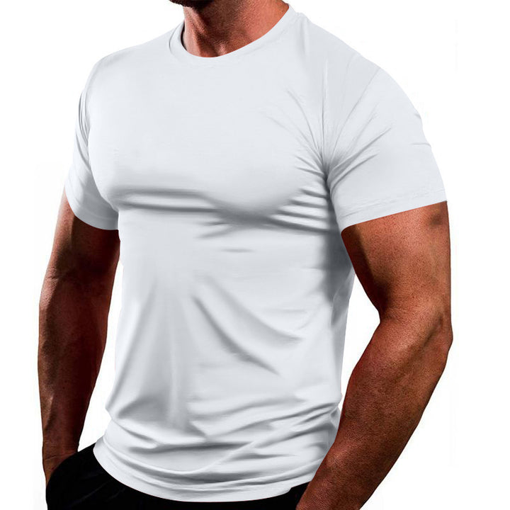 Herrer åndbart fitness T-shirt med kropsnær pasform Stilla