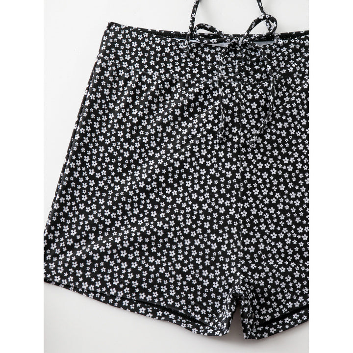 Dame Bikini-sæt med blomsterdesign og smart snit Skovae