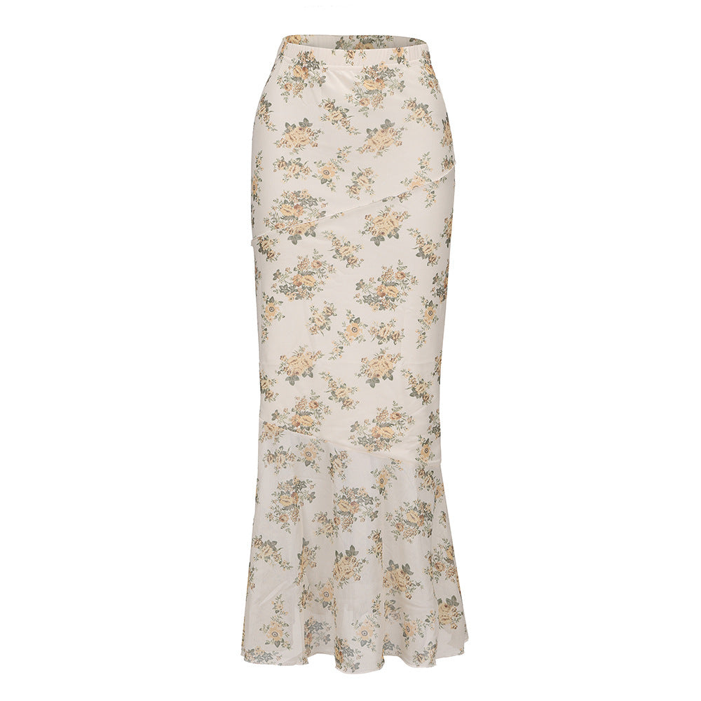 Femme Floral Print Maxiskirt Stilla