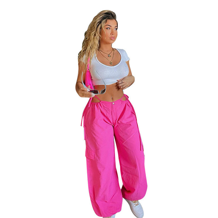 Dame Cropped Athletic Tanktop med justerbart knudedetalje Stilla