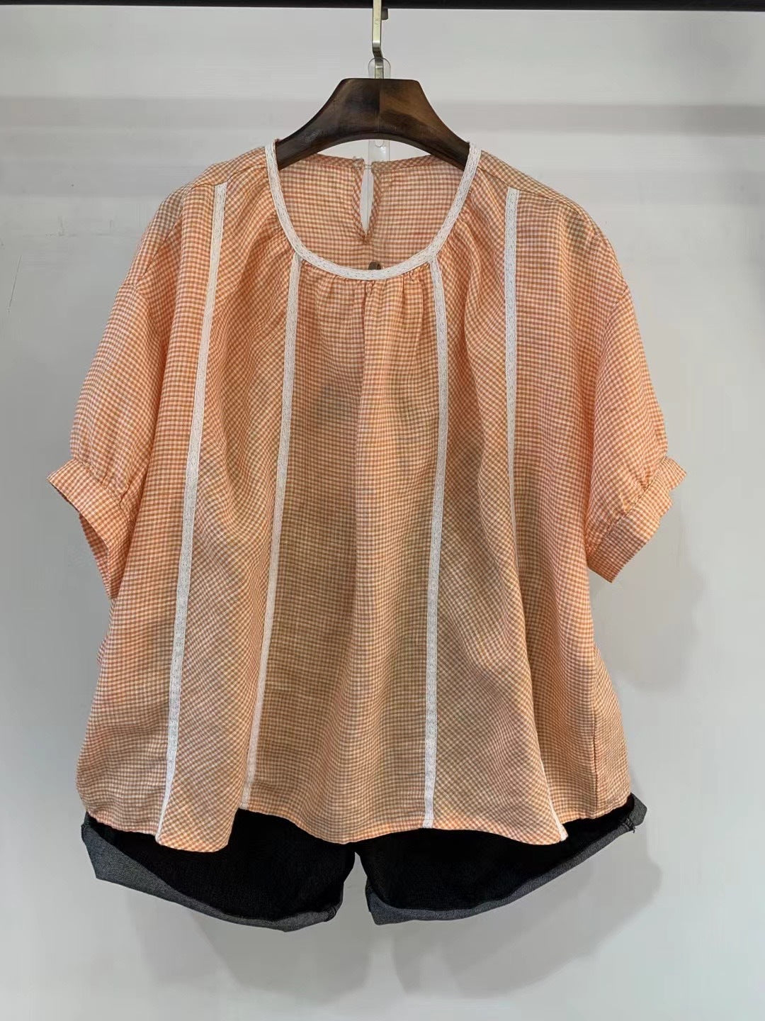 Dame Relaxed Fit Ternet Bluse Stilla