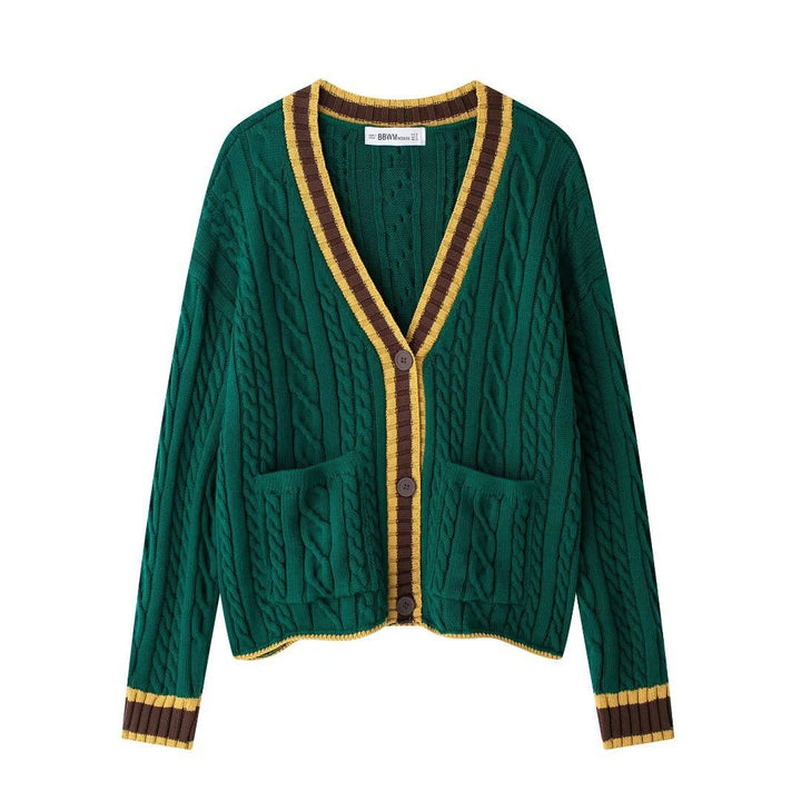 Femme Kabelstrik-Cardigan Stilla