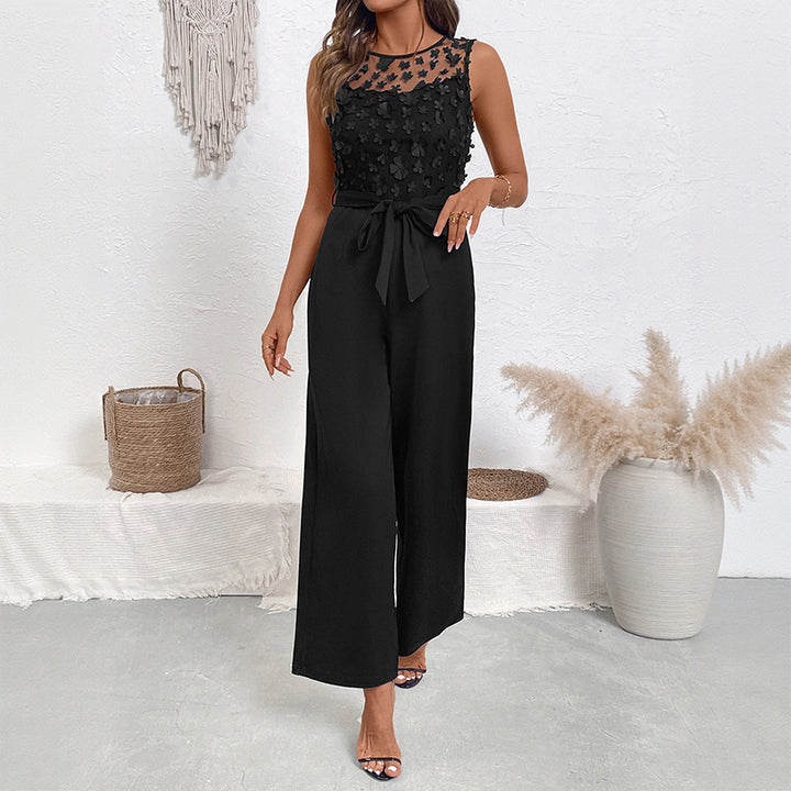 Dame Elegant Floral Pyntet Jumpsuit Stilla