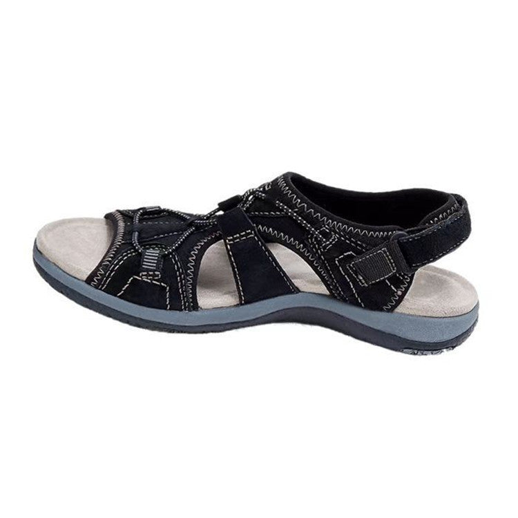 Dame Komfortable Outdoor-sandaler med justerbare remme og ergonomisk fodseng Stilla