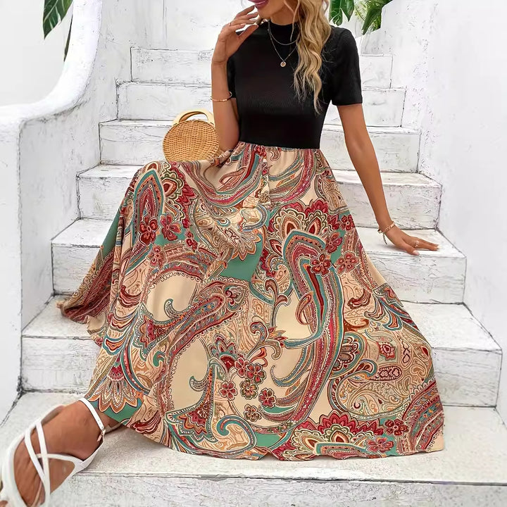 Dame Bohemian Maxi Kjole Stilla