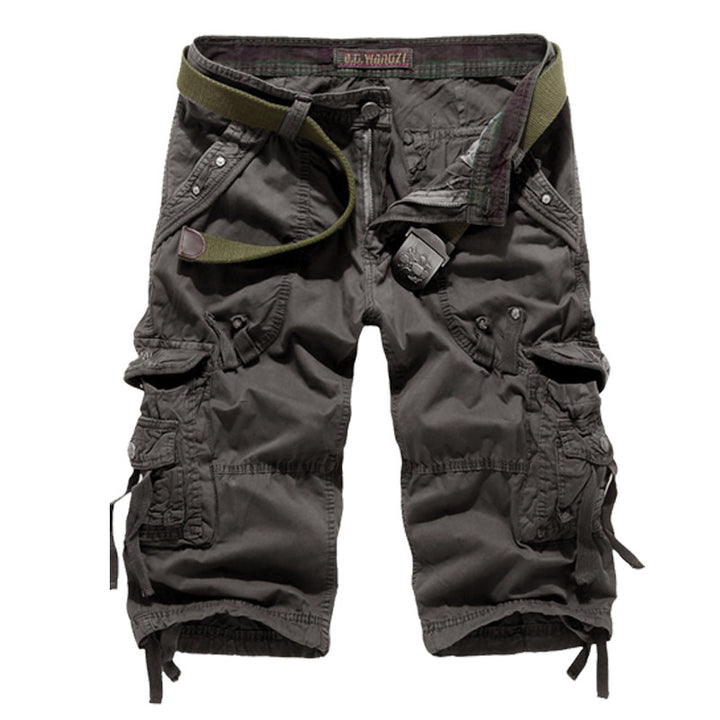 Herrer Cargo Shorts med flere lommer Stilla