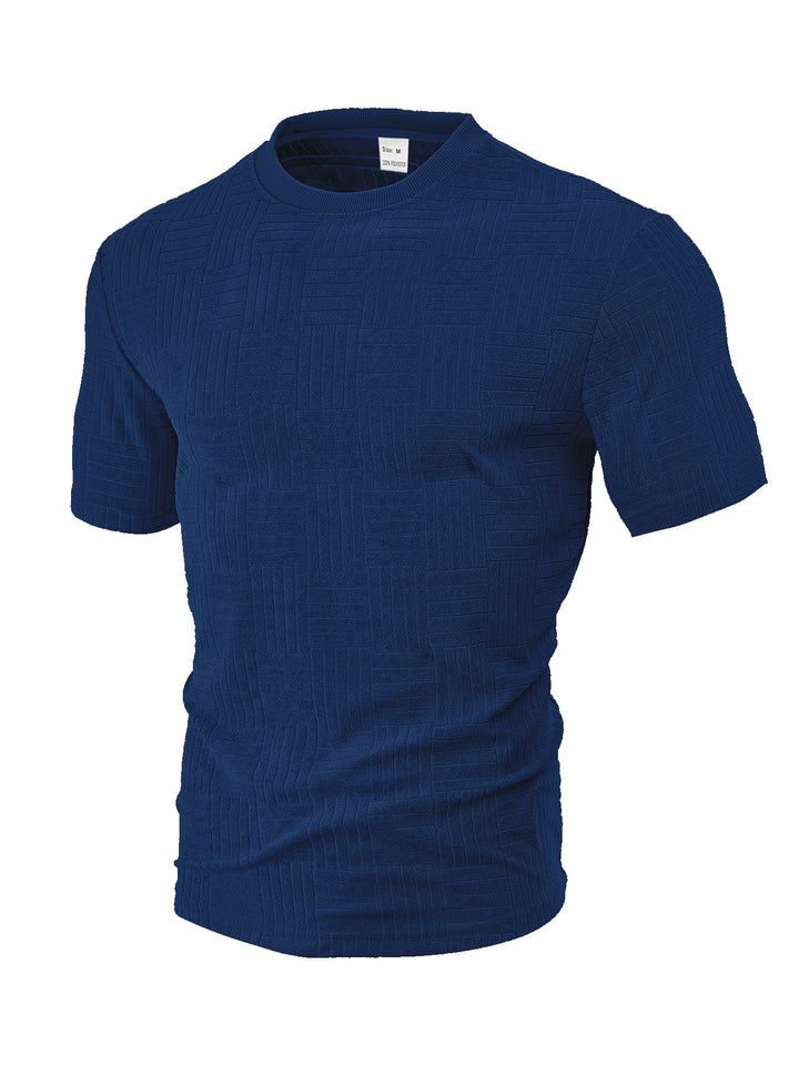 Herren struktureret T-shirt med åndbar teknologi Stilla