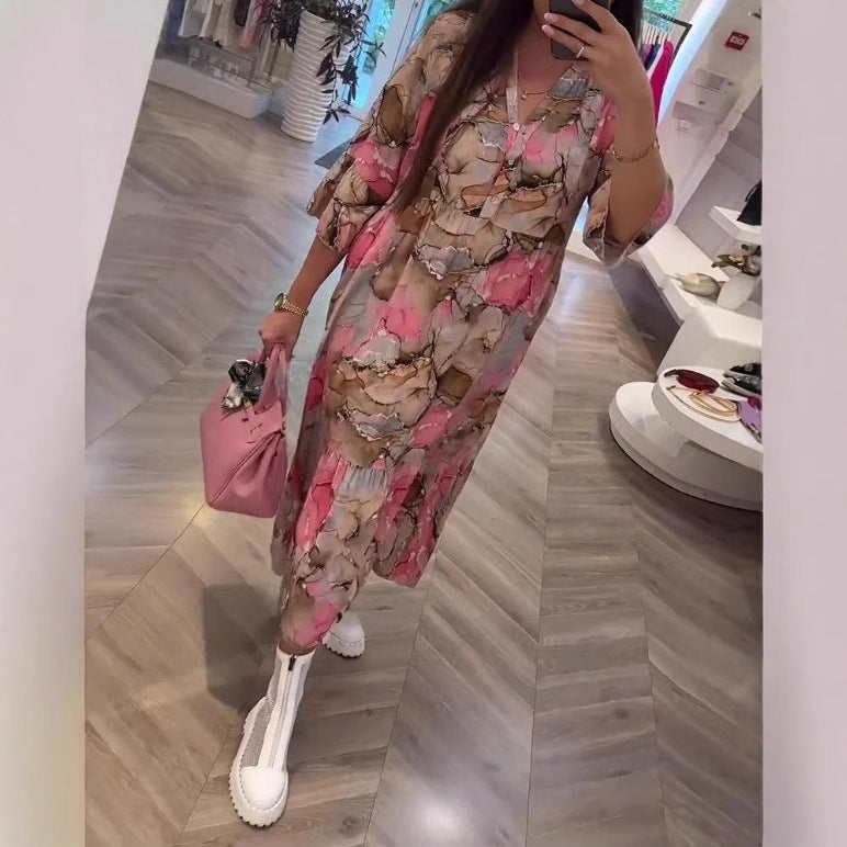 Dame Maxi-Kjole i Bohemian-stil fra Stilla