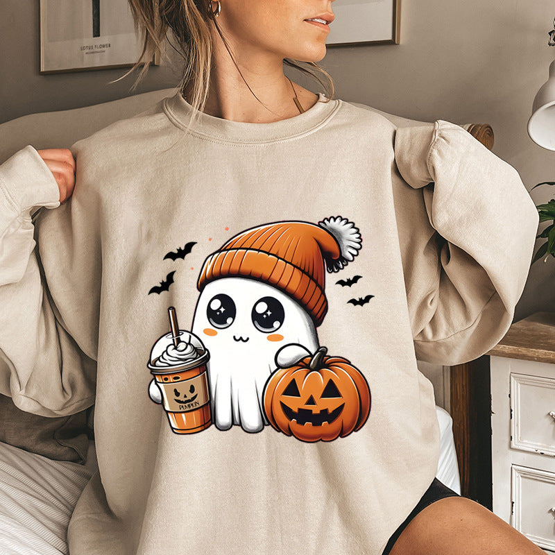 Kvindesweatshirt med legende Halloween grafisk design Stilla