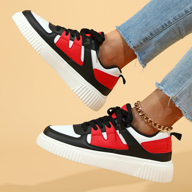 Dame sportliche sneakers med skridsikker sål og moderigtigt design Stilla