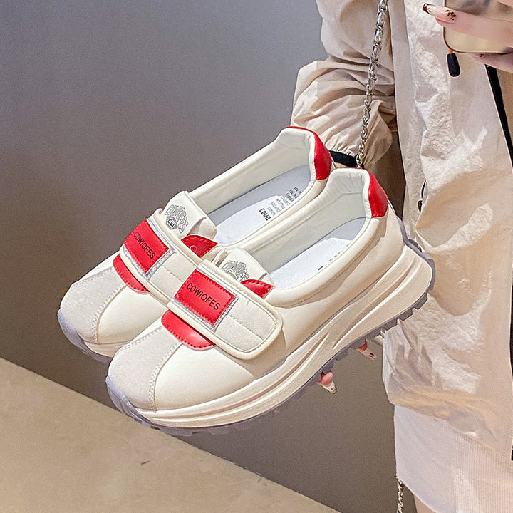 Dame Sneakers med slidstærk velcro og komfortabel sål Stilla