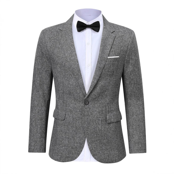 Herre Blazer i struktureret stof Stilla