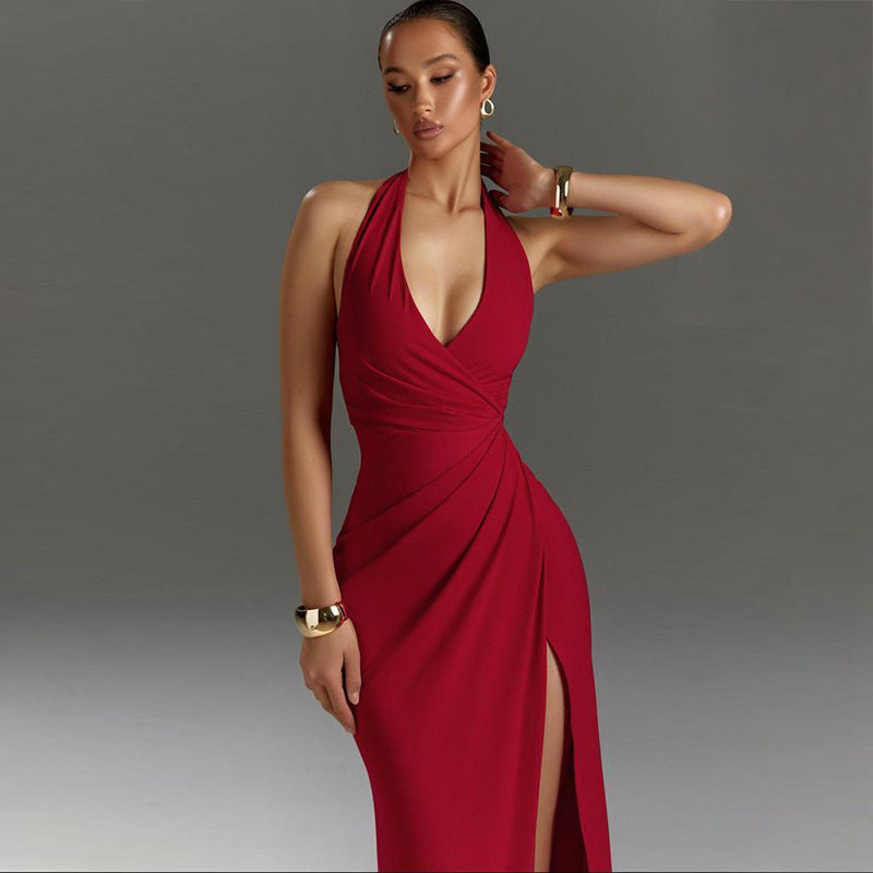 Dame strapless A-linje aftenkjole Stilla