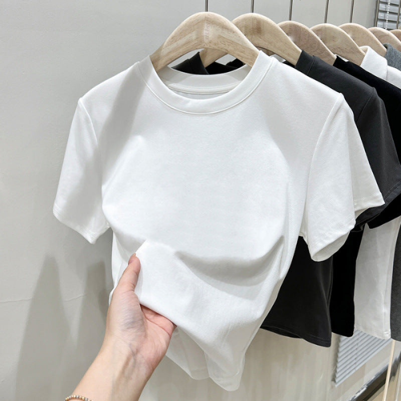 Herrer Klassisk Crew Neck Fritid T-shirt Stilla