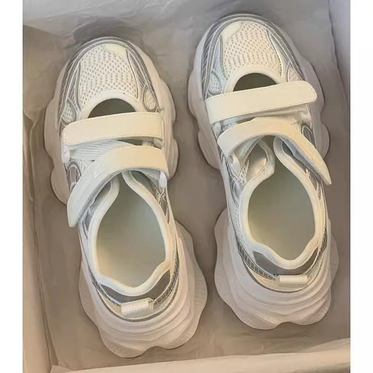 Dame moderne sneakers med innovativ dæmpningsteknologi og justerbare velcro-lukninger Stilla