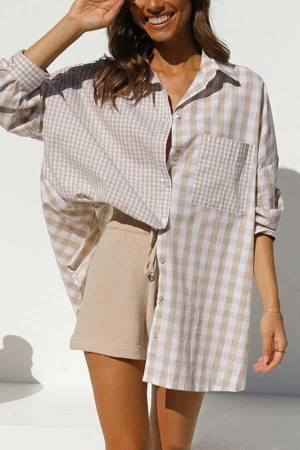 Stilla | One Split Wonder Plaid Knap Skjorte