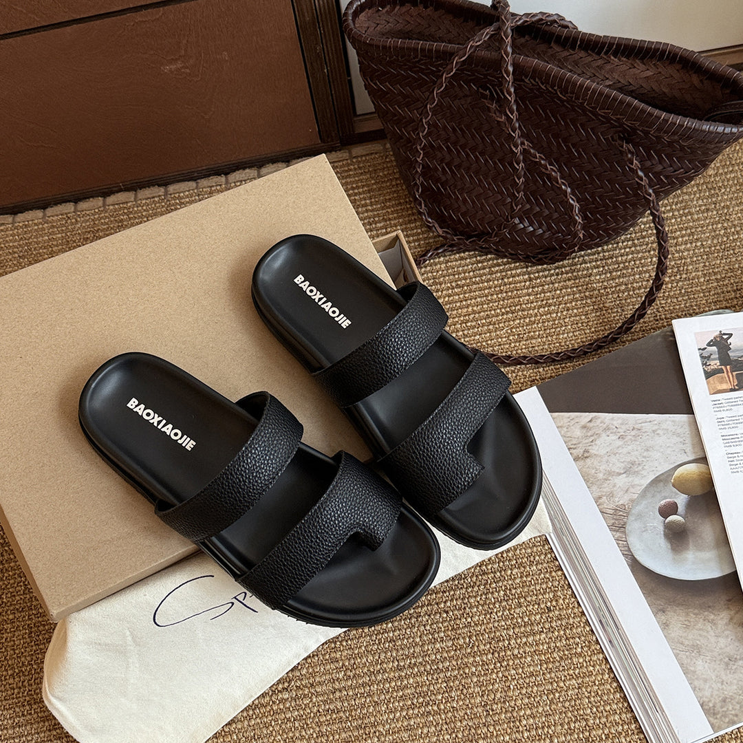 Femme Dual-Strap Komfort Slide Sandaler Stilla
