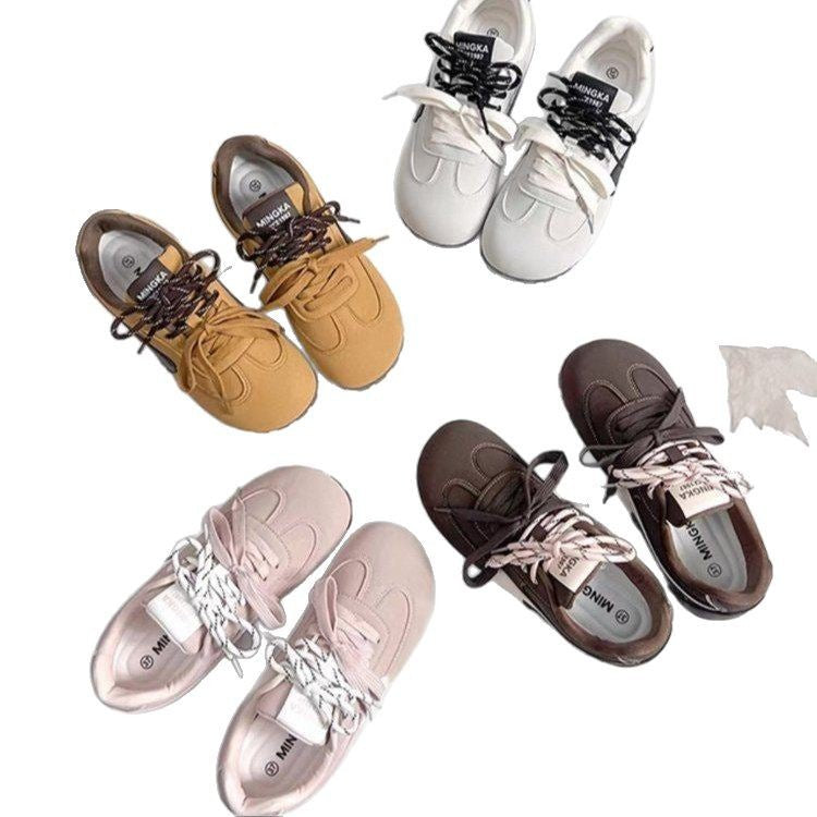 Dame sporty sneakers i vintage design med åndbar mesh-overflade og dæmpende sål Stilla