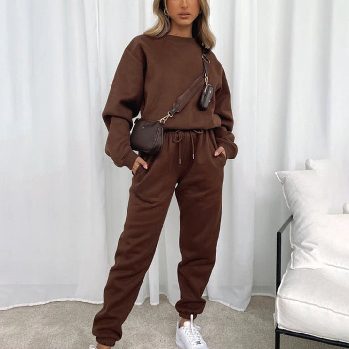 Stilla | Modevenlig Fritid Langærmet Sweatshirt Sæt