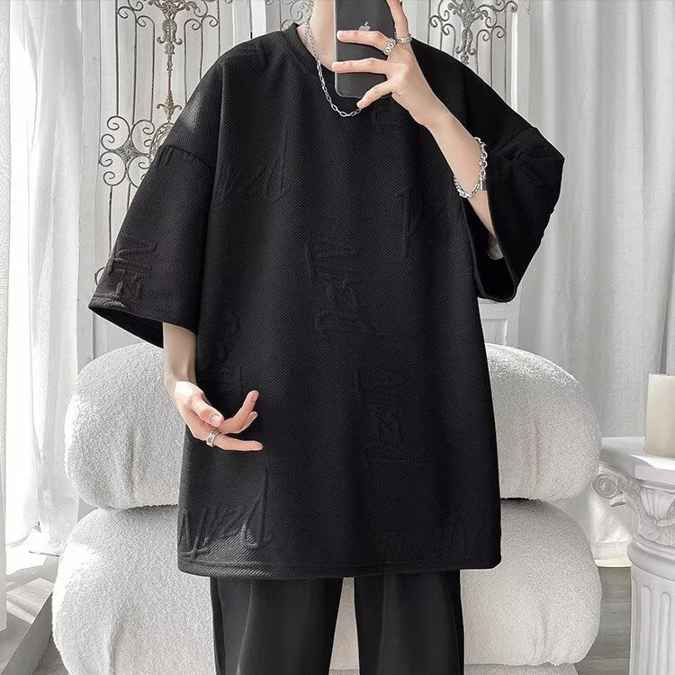 Unisex Oversized T-Shirt med kreativt logo-design og åndbart stof Stilla