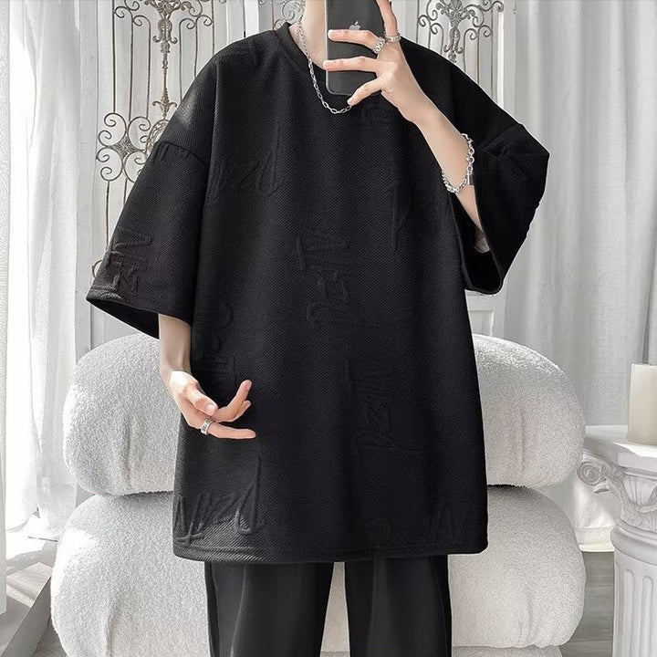 Unisex Oversized T-Shirt med kreativt logo-design og åndbart stof Stilla