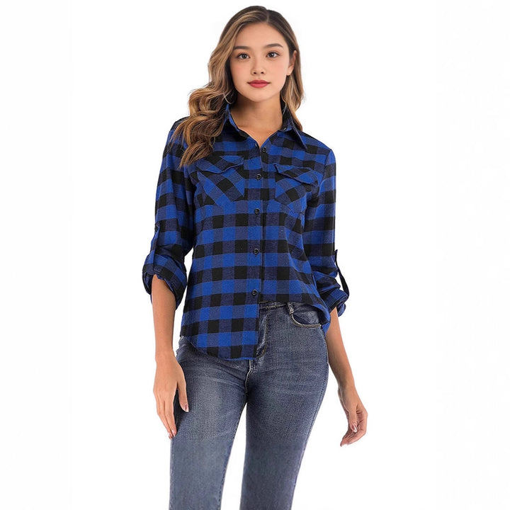 Dameternettern flannelbluse Stilla
